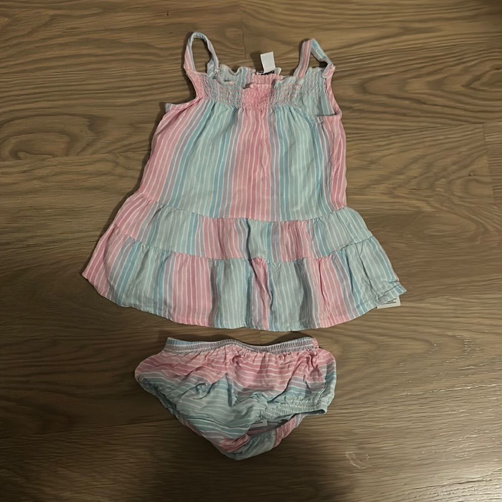 NWOT splendid striped tank top dress 6-12M